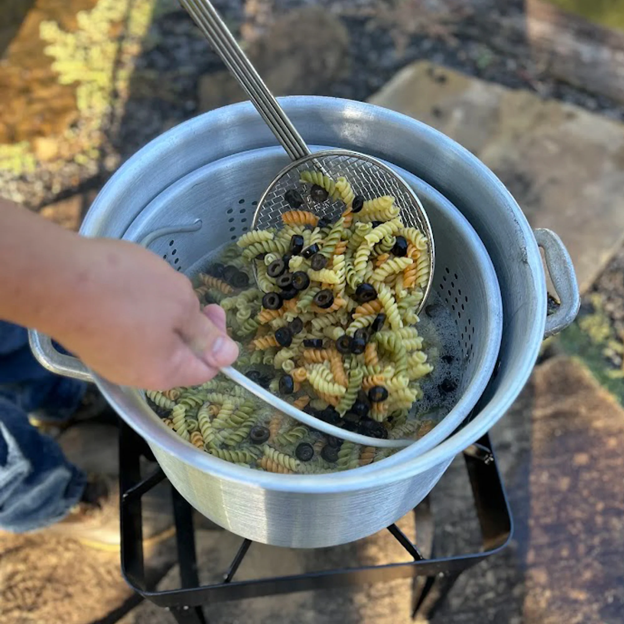 36-in Nickel-Plated Wire Mesh Skimmer - Image 3
