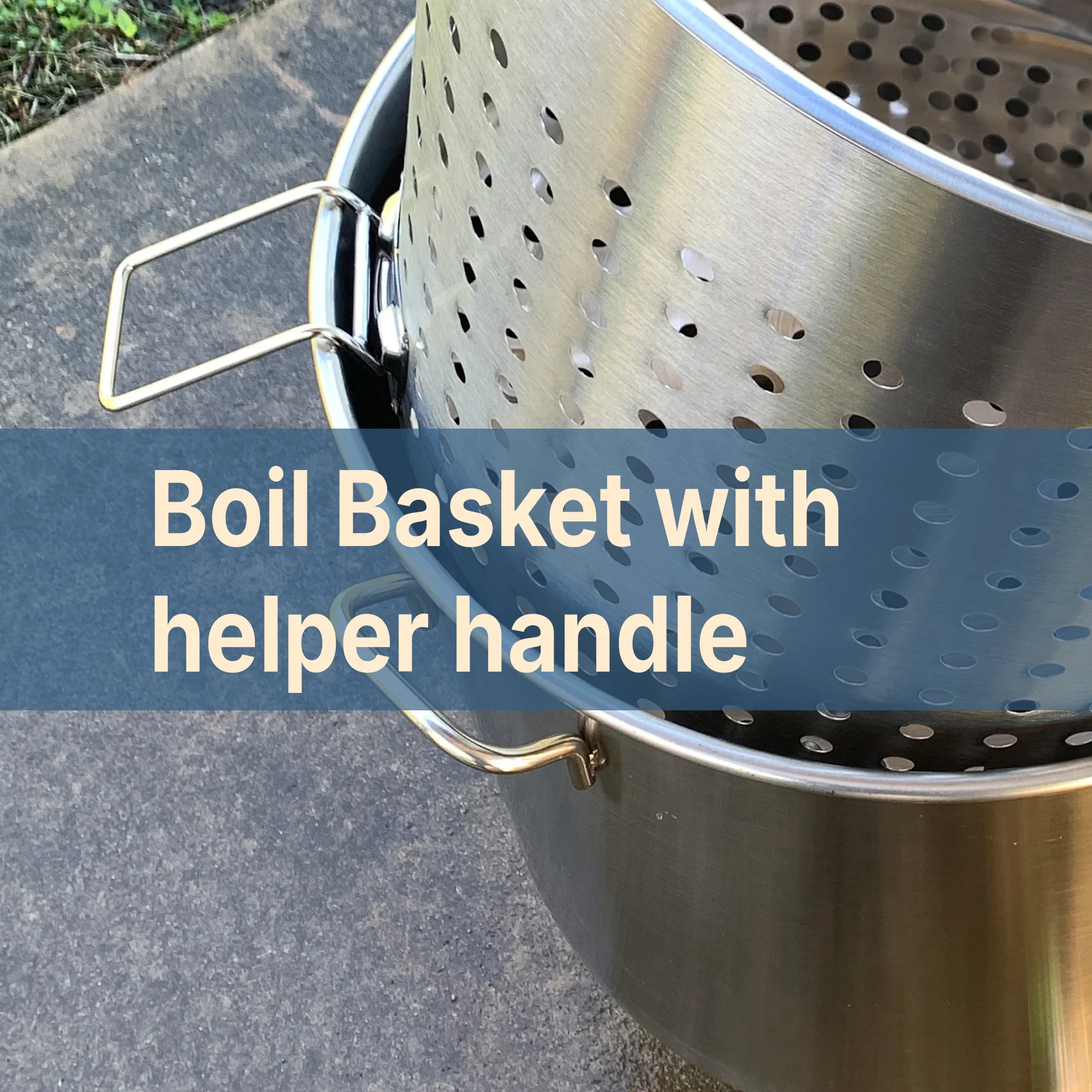 82-qt Stainless Bayou® Boiler Cooker Kit - Image 4