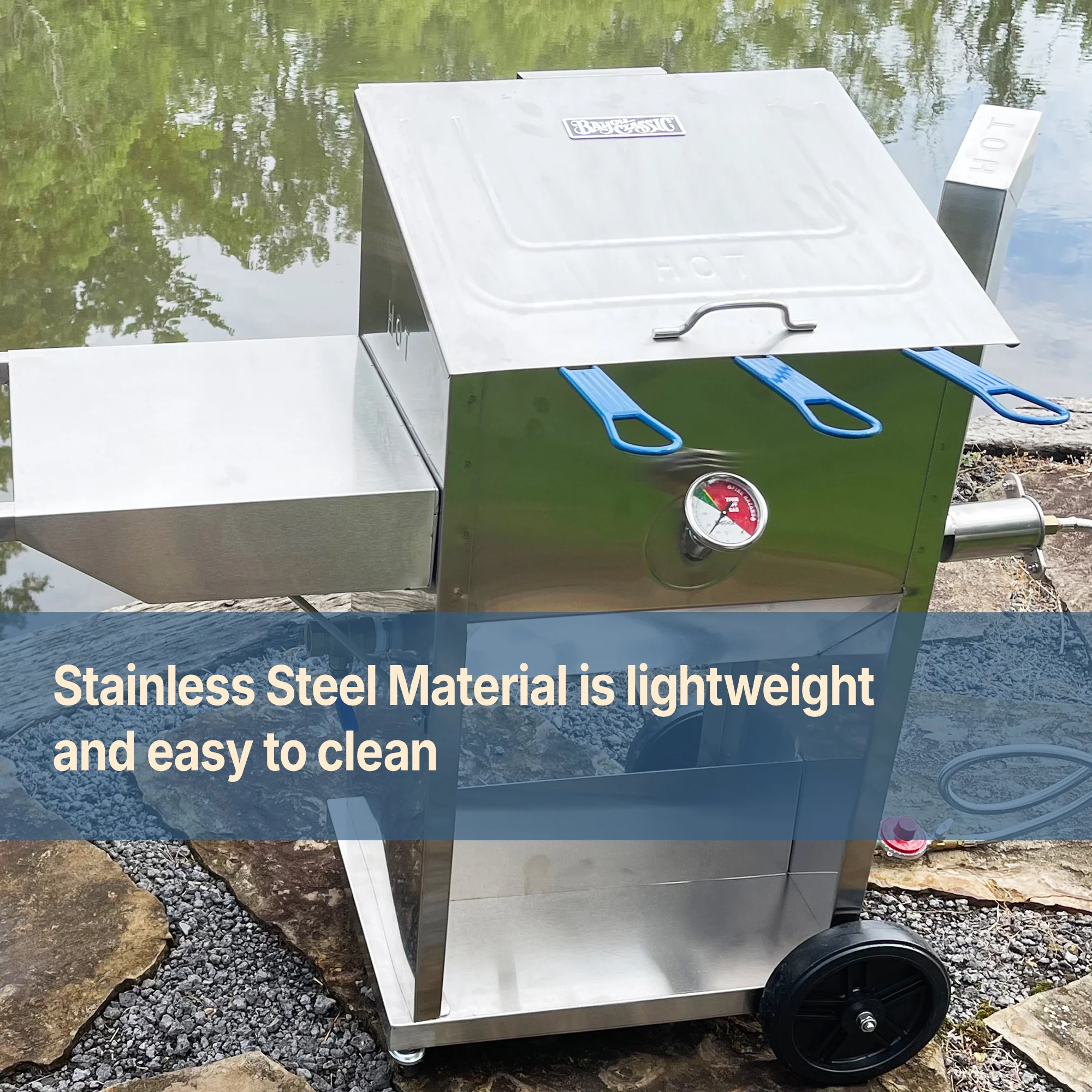 9-gal Stainless Bayou® Fryer - Image 4