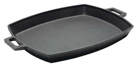 Cast Iron Shallow Pan and Press Set - Image 4