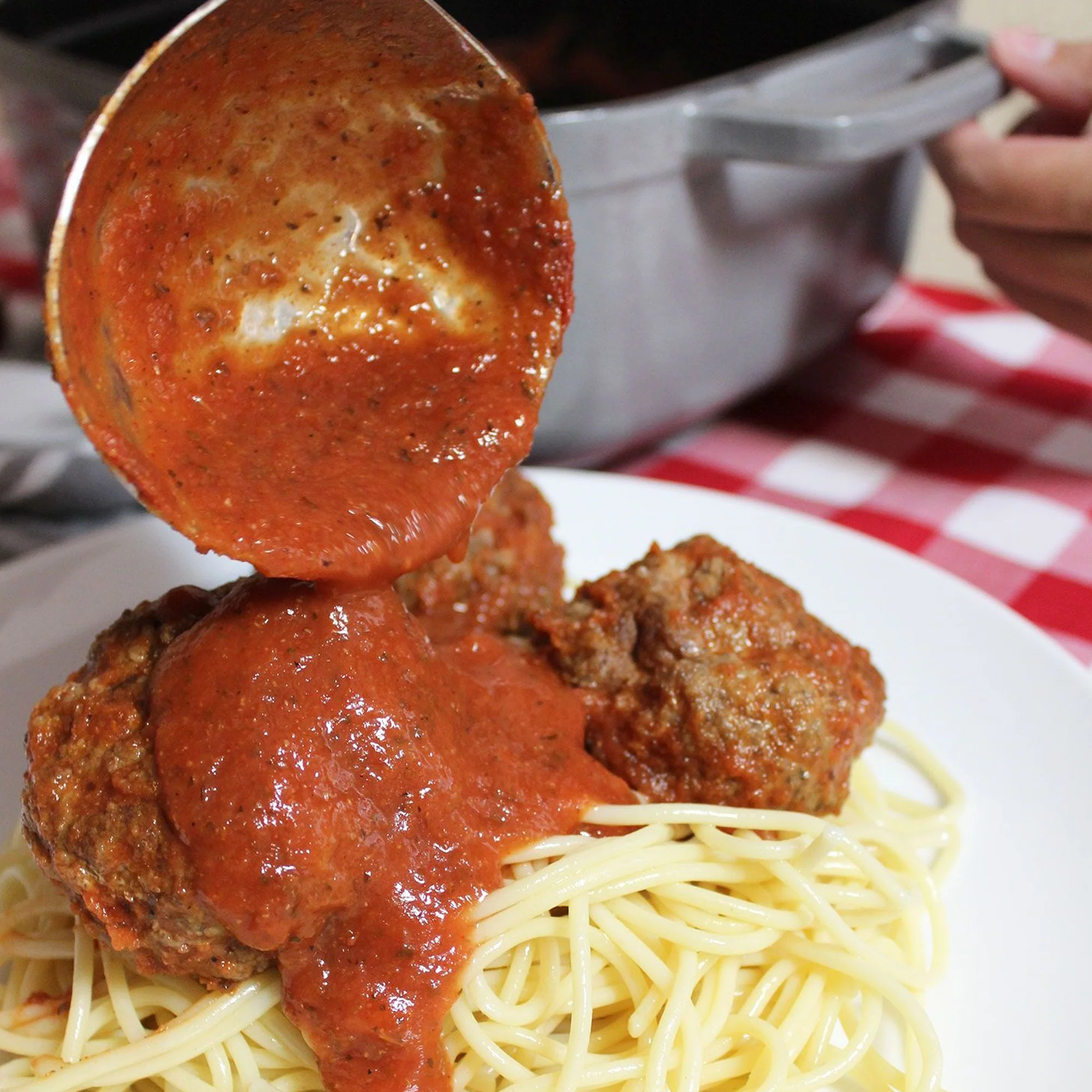 4-qt Enameled Covered Casserole, Weathered Grey - Image 3