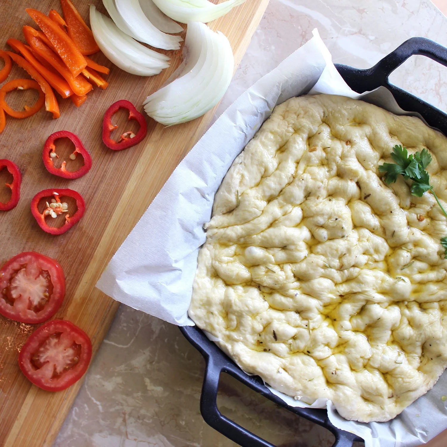 8.5-in Enameled Baking Dish, Cypress Green - Image 3