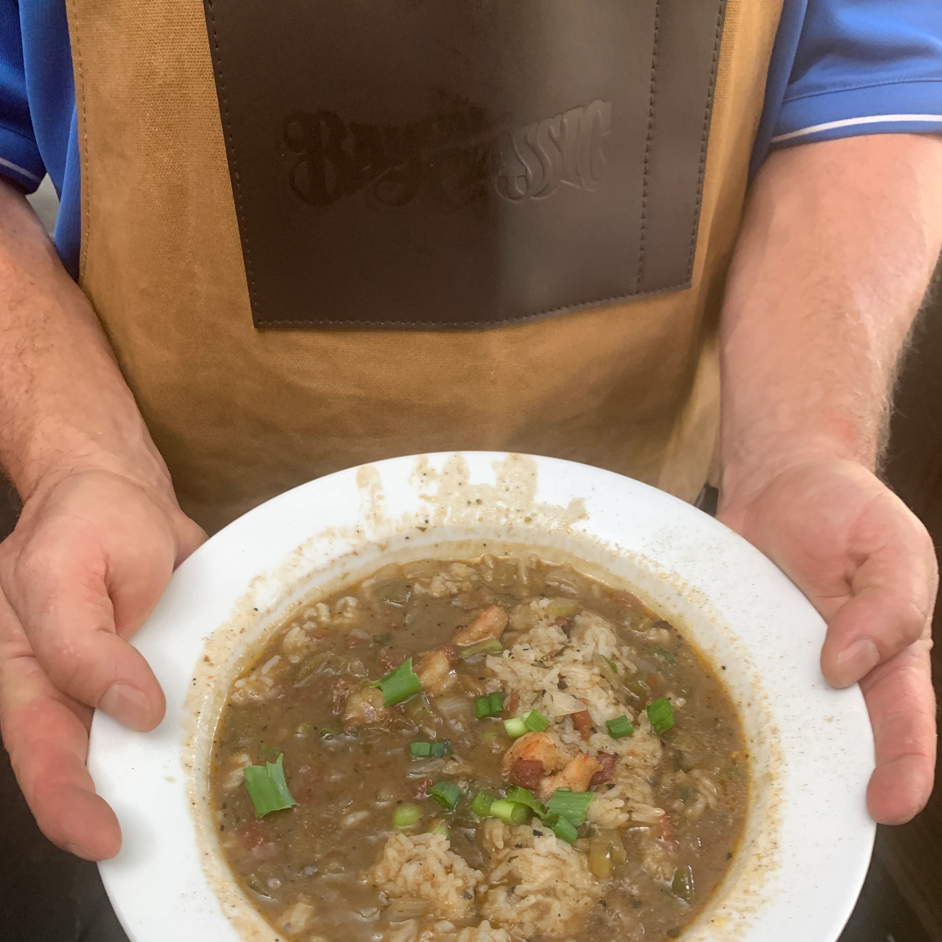 Waxed Canvas and Leather Grill Apron - Image 5